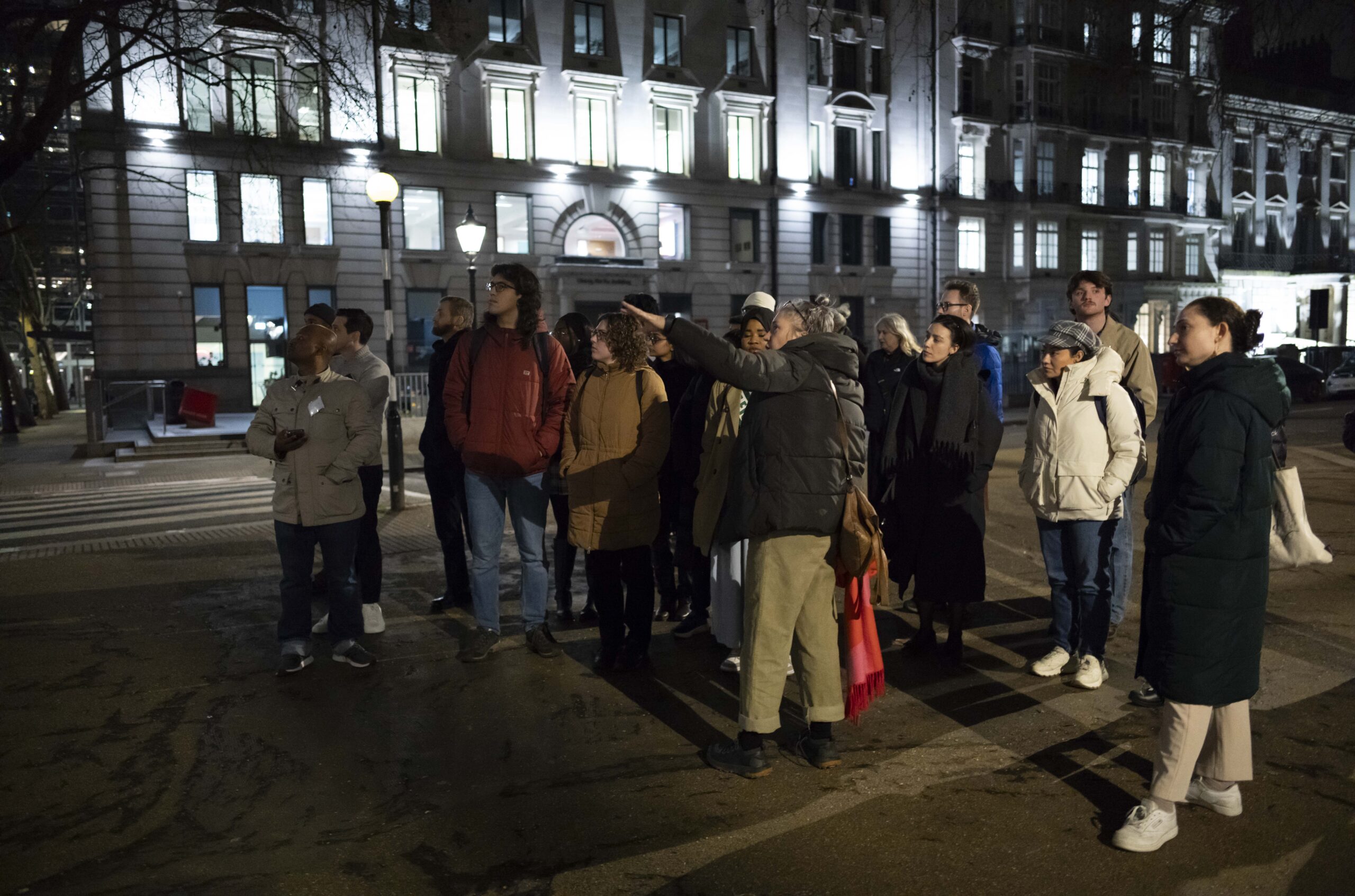 Dr Julie Futcher, a chartered architect, took students outdoors to explore how climate and the way we live and build are intertwined